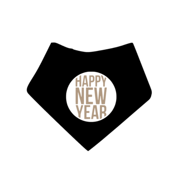 Nieuwjaar honden bandana Happy New Year