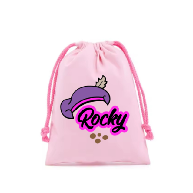 Honden pepernoten zakje met eigen naam