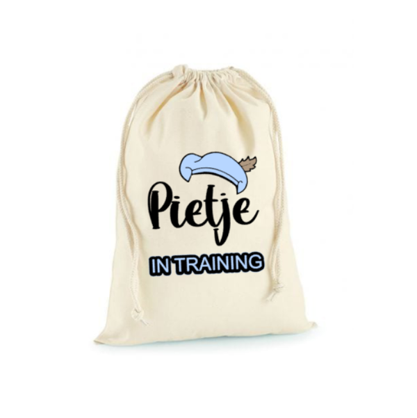 Honden Pepernoten zakje Pietje in training