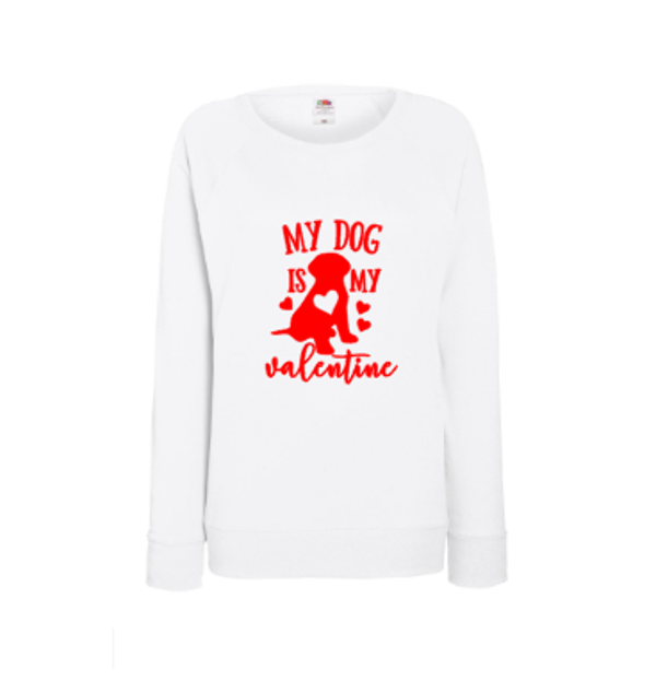Valentijn Sweater My dog is my Valentine