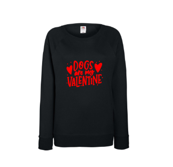 Valentijn Sweater Dogs are my Valentine