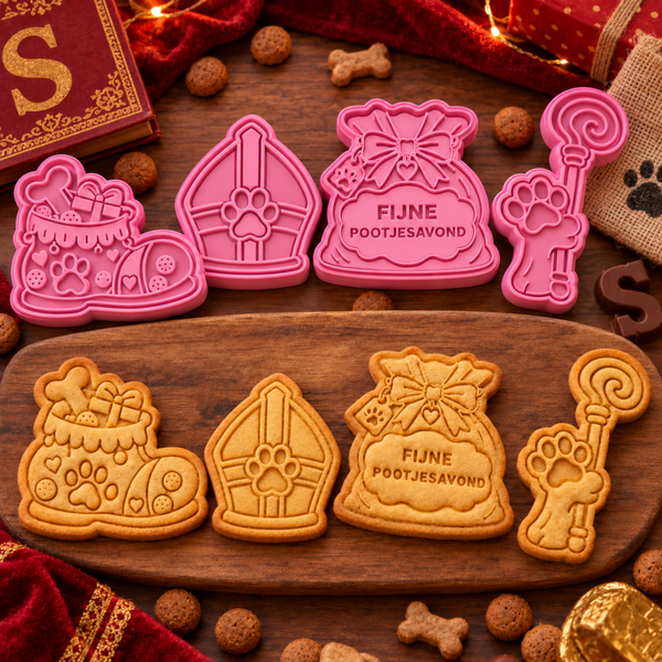 Sinterklaas Koekjesuitstekers met stempels