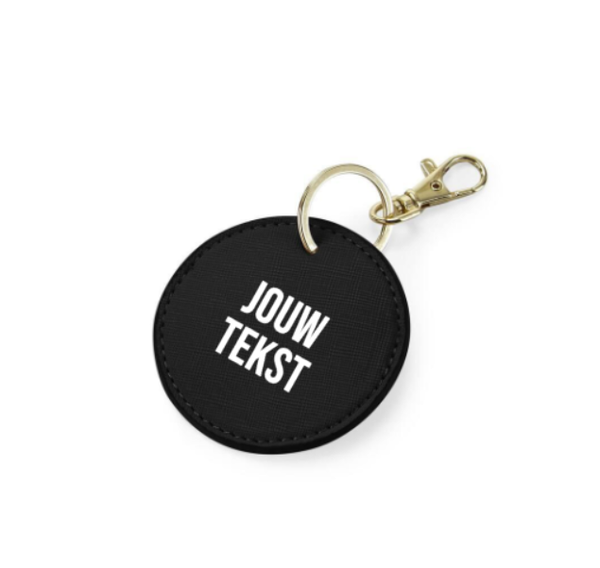 Sleutelhanger met eigen tekst
