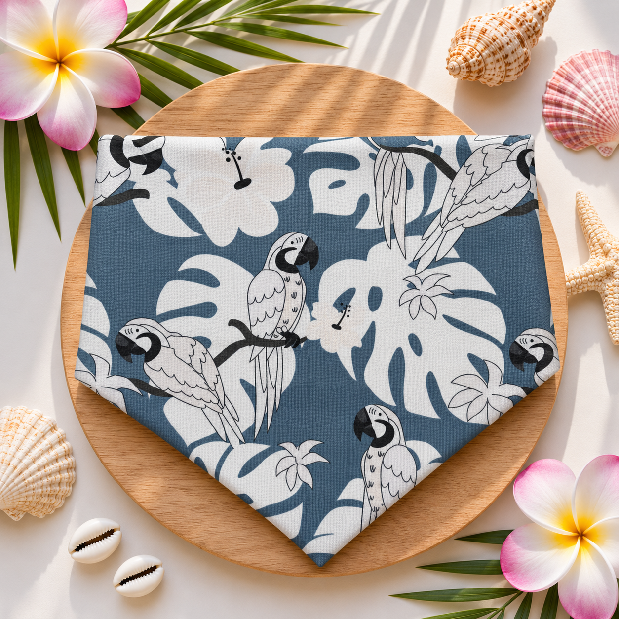 Honden UV kleur veranderende bandana Tropical
