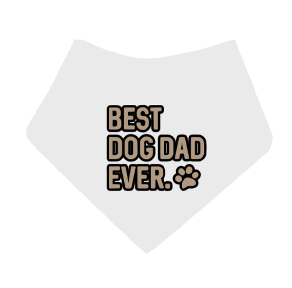 Vaderdag bandana Best dog dad ever