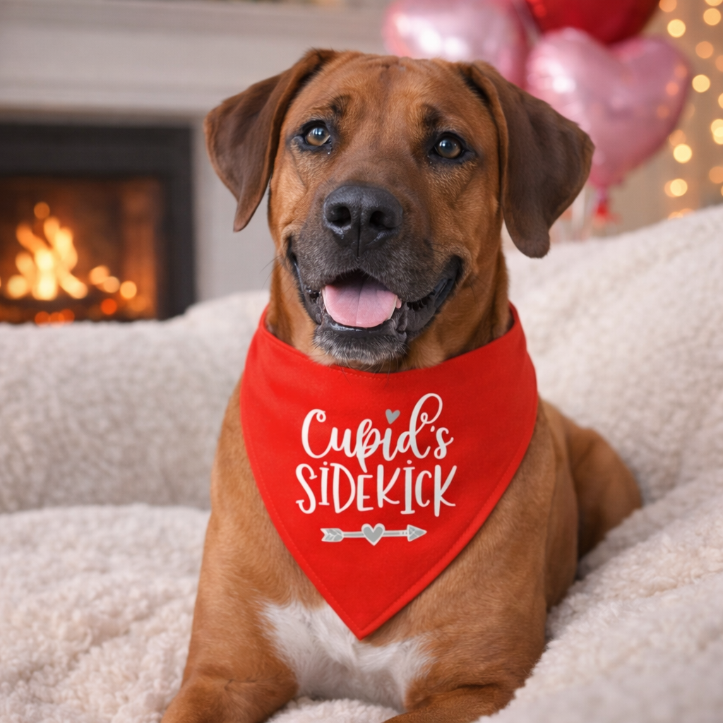 Valentijn Bandana voor honden Cupid's Sidekick