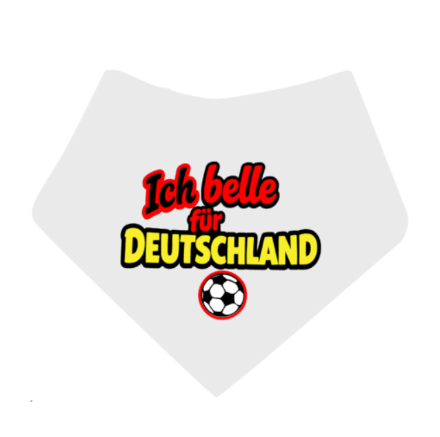 WM Hunde-Bandana – Ich belle für Deutschland 🇩🇪