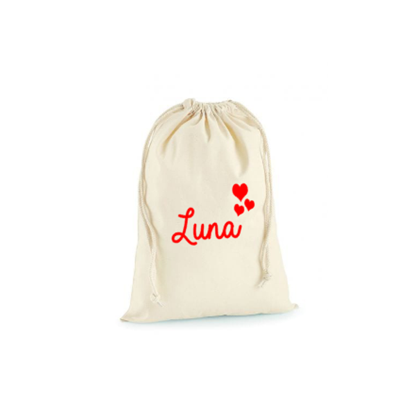 Valentijn cadeau zak small met eigen naam