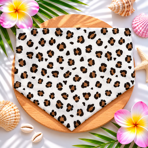 Zomer honden bandana Sandy Leopard