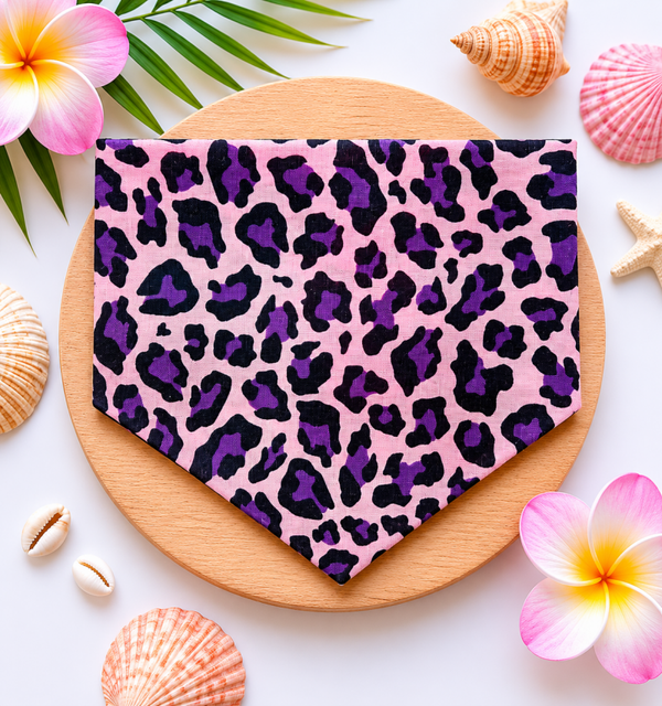 Zomer honden bandana Sunset Leopard