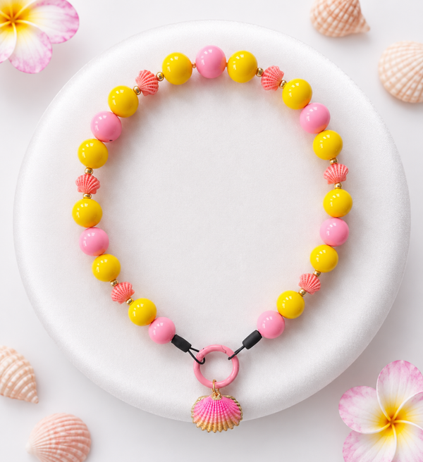 Zomer hondenketting Sunset Shells