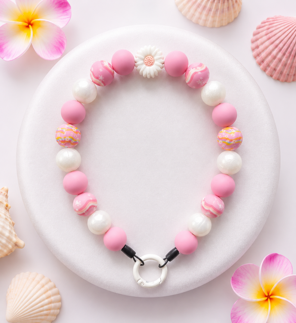 SALE Zomer hondenketting Daisy 32cm