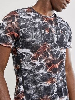 Craft heren hardloopshirt Vent Mesh SS multi/Black