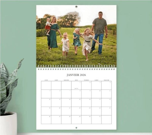 calendrier photo personnalisé
