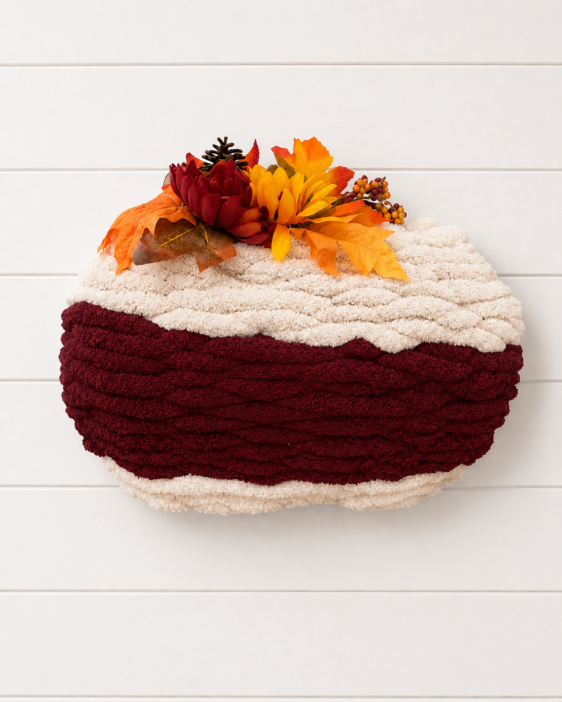 Harvest Floral Pumpkin Decor