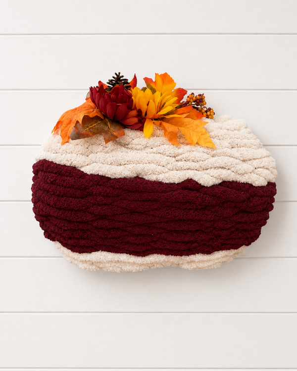 Harvest Floral Pumpkin Decor