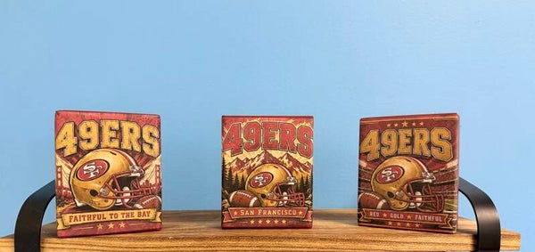 San Francisco 49ers Wooden Shelf Sitters