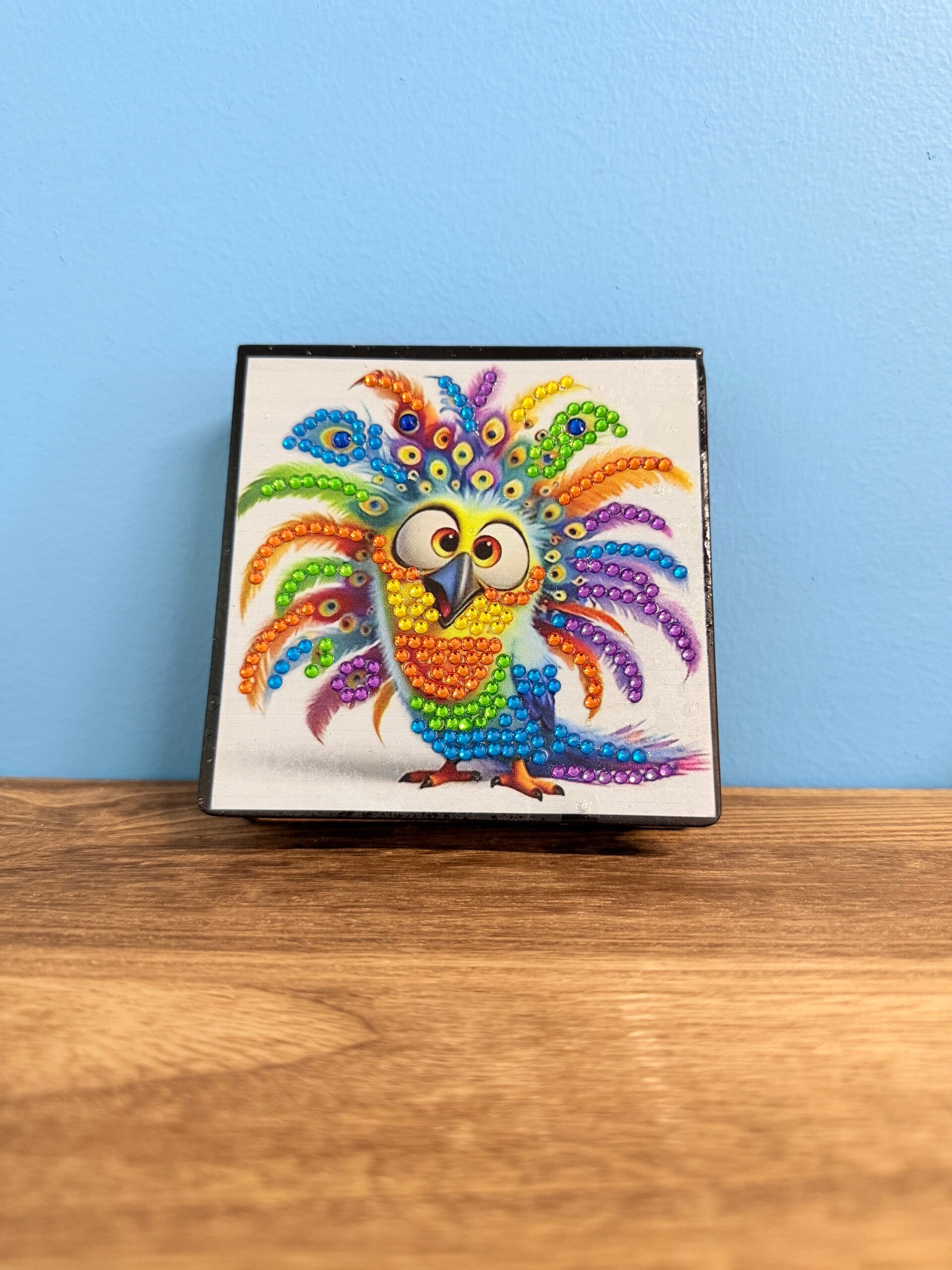Sunshine & Butterfly Gemmed Memo Note Holder
