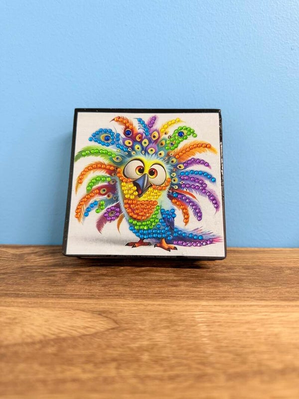 Sunshine & Butterfly Gemmed Memo Note Holder