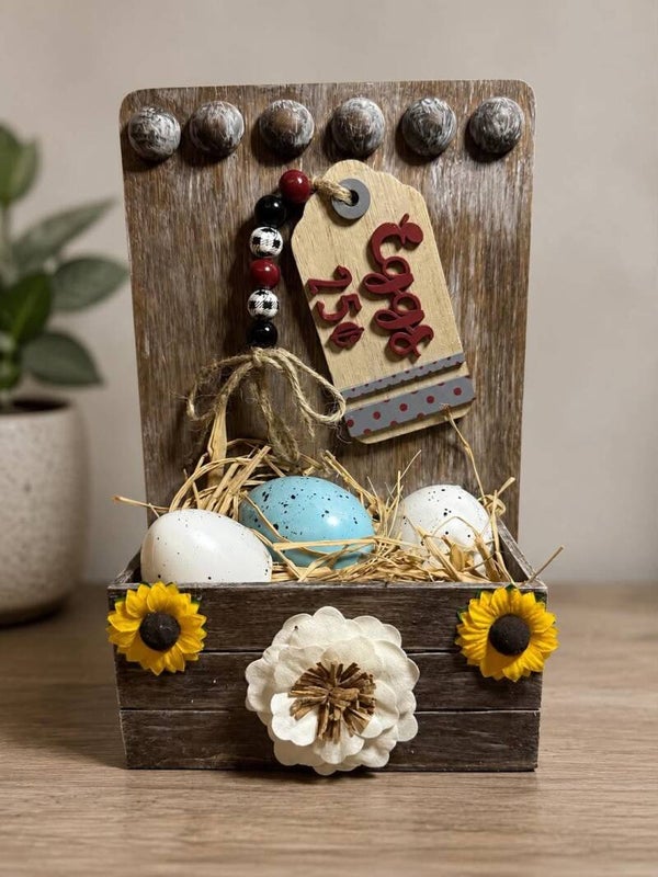 Sunflower Egg Basket