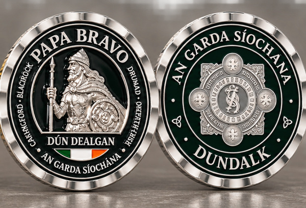 PAPA BRAVO (Silver) - Dundalk District Challenge Coin