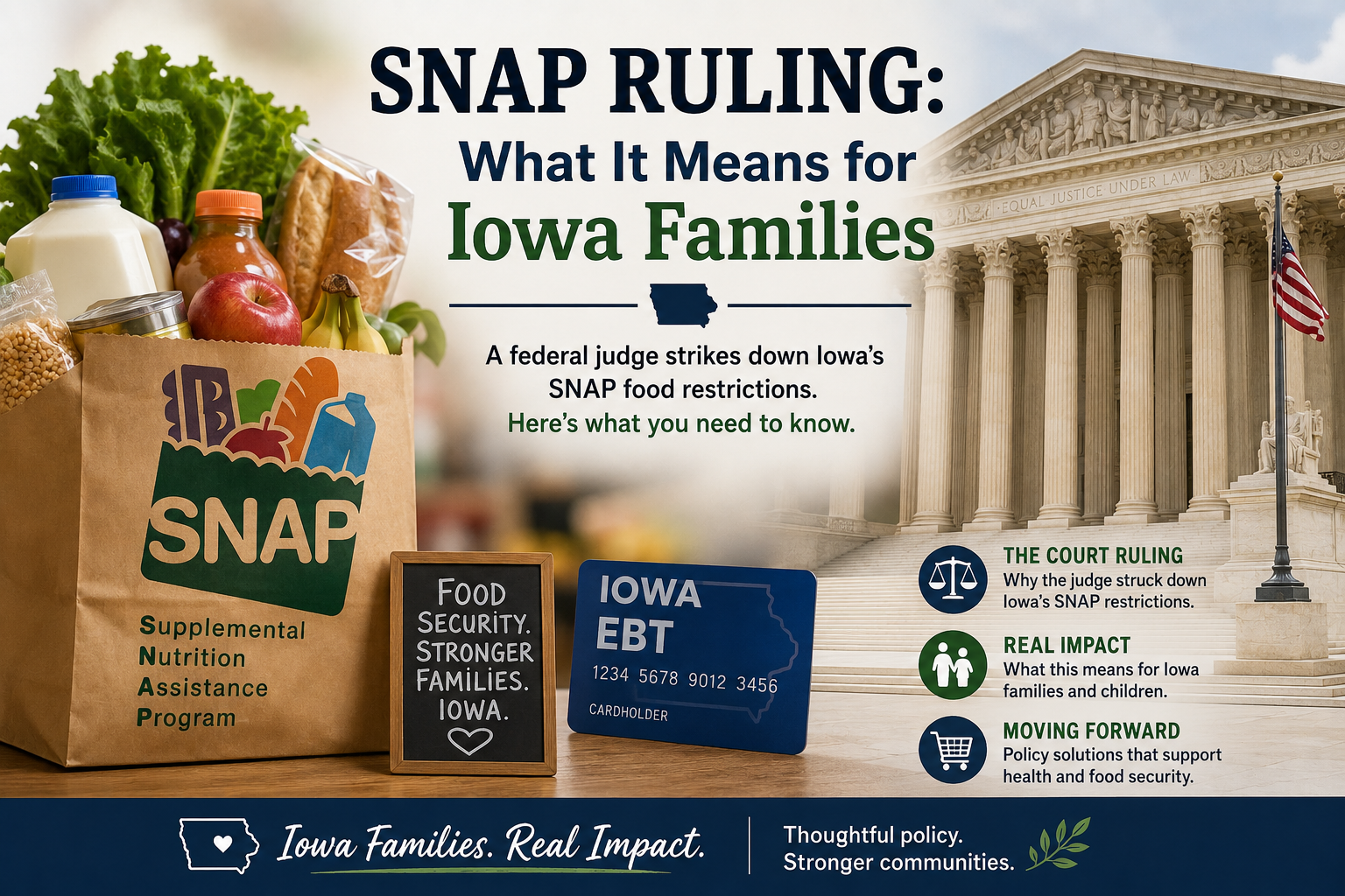 Rebecca Schweitzer Des Moines Iowa on the SNAP ruling and what it means for Iowa families