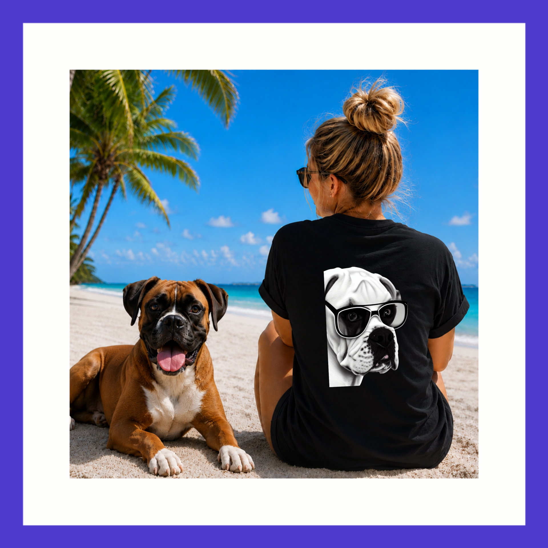 Boxer Tshirt Zwart - 001