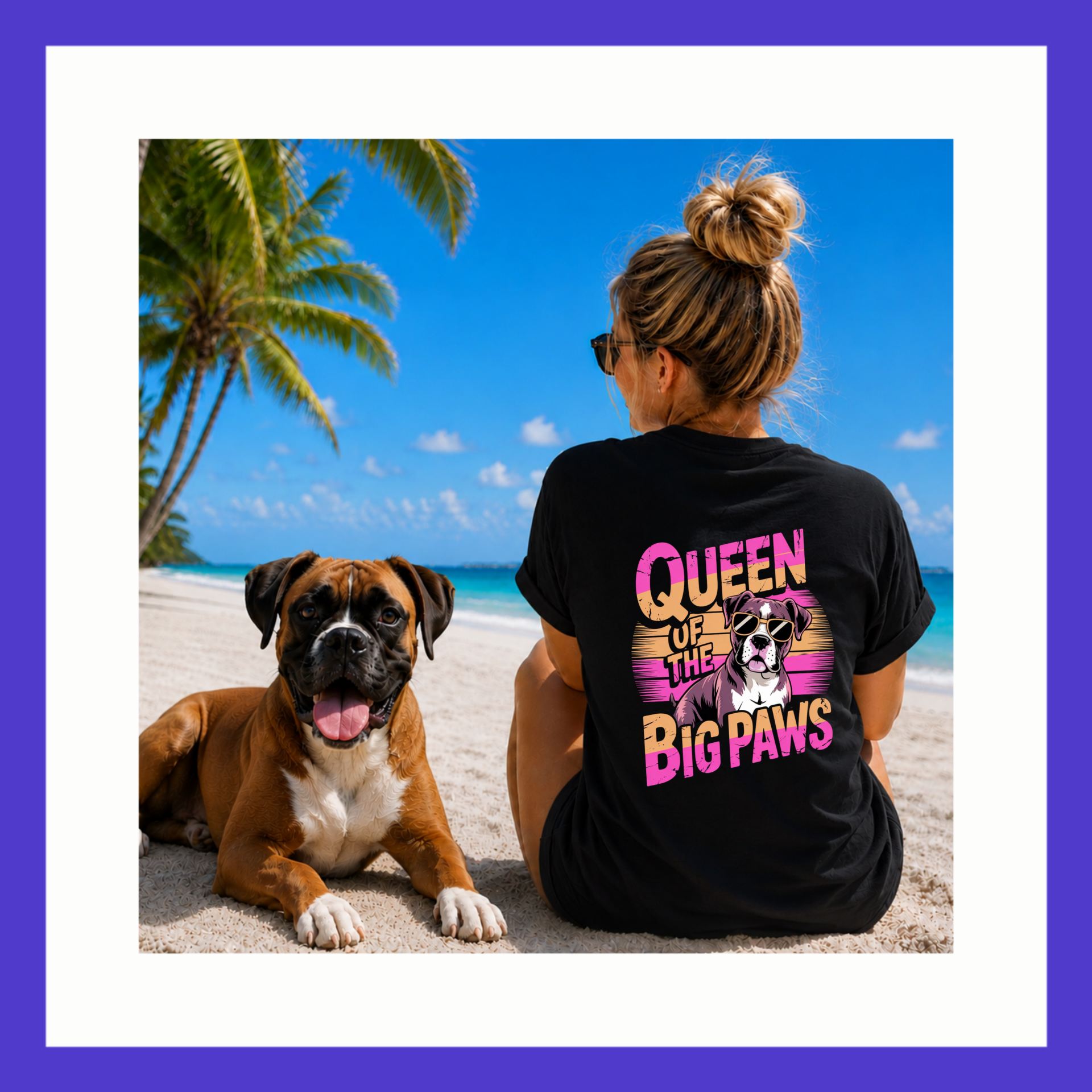 Boxer Tshirt Zwart - 005