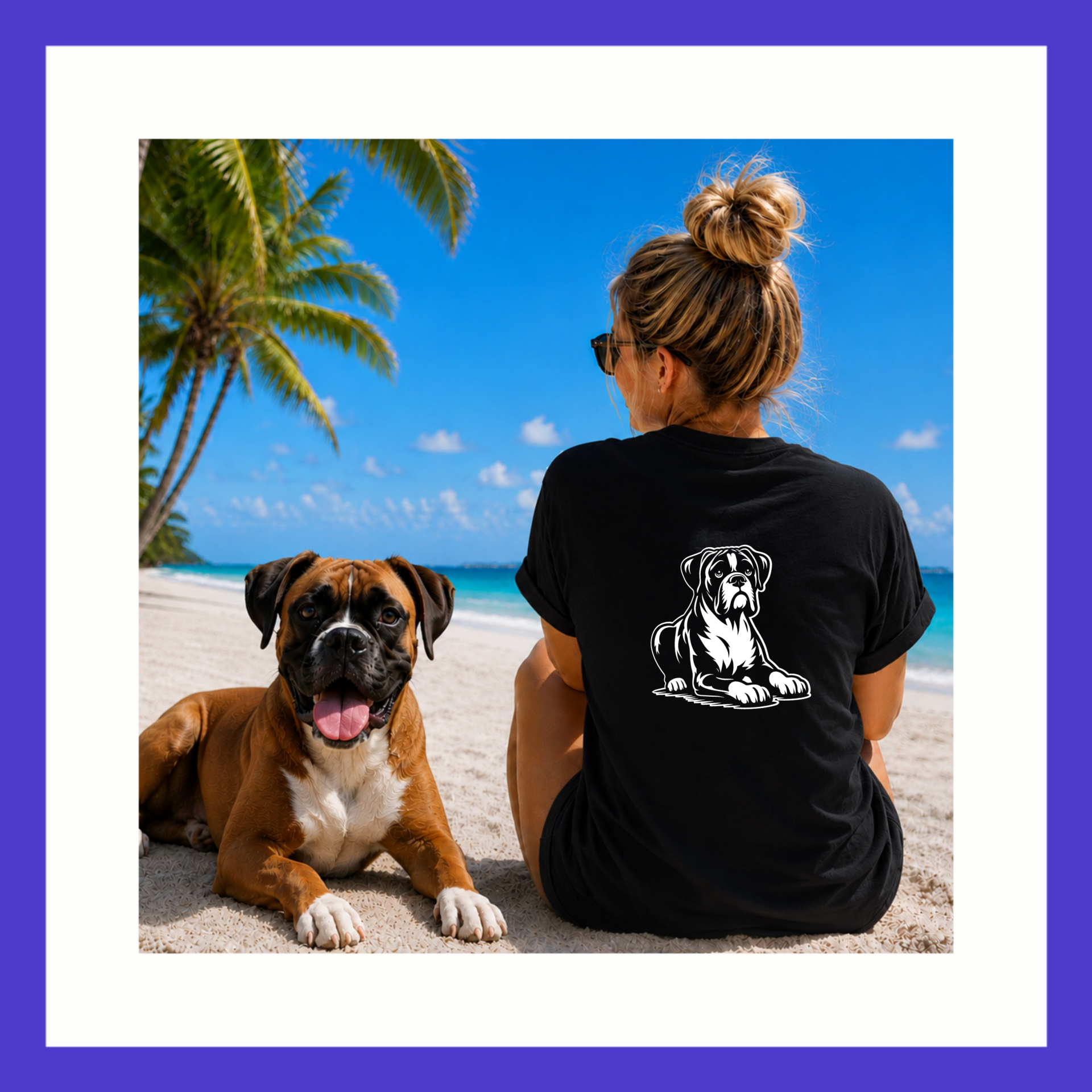 Boxer Tshirt Zwart - 008