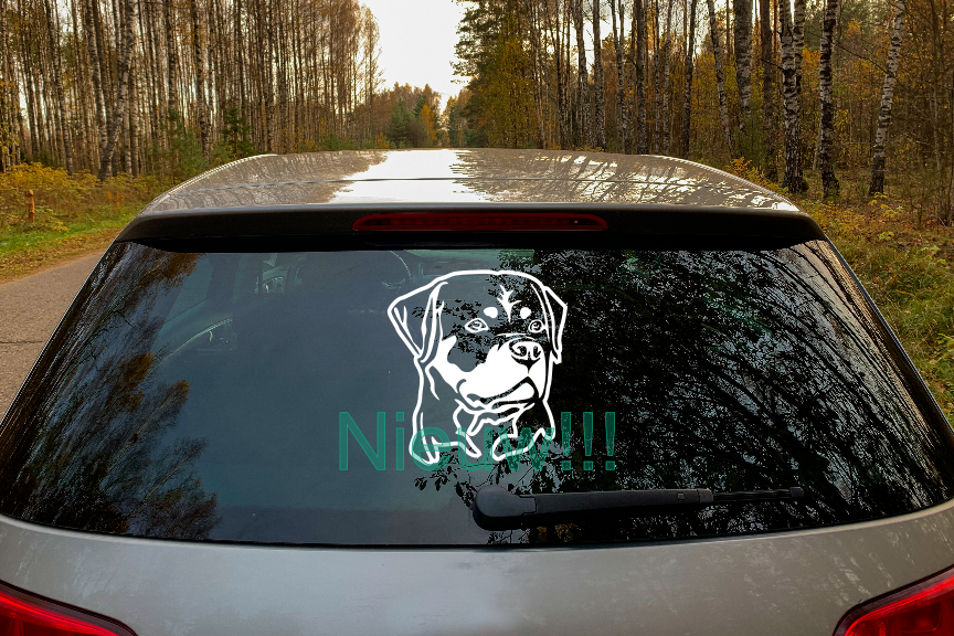 Autosticker Rottweiler - 001