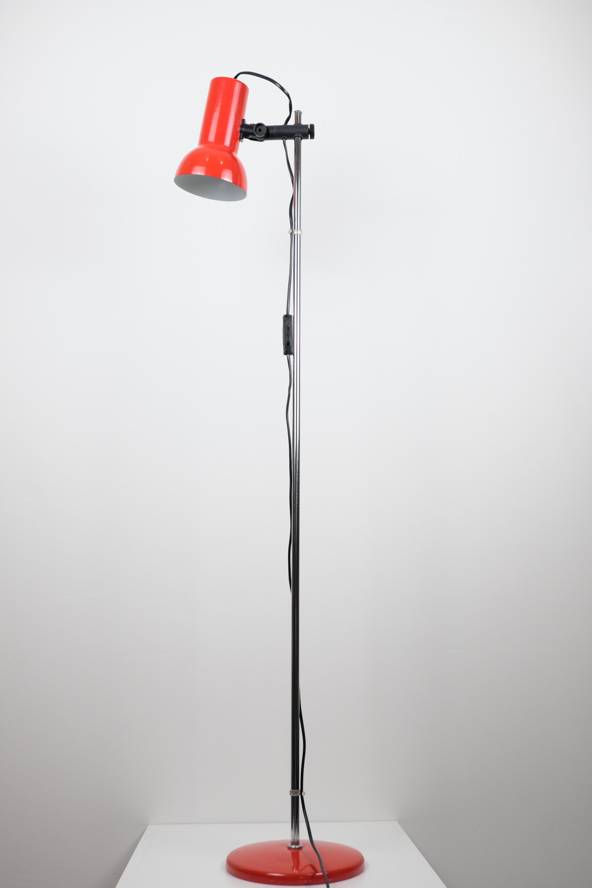 Danska Horn 844 vloerlamp oranje jaren 80