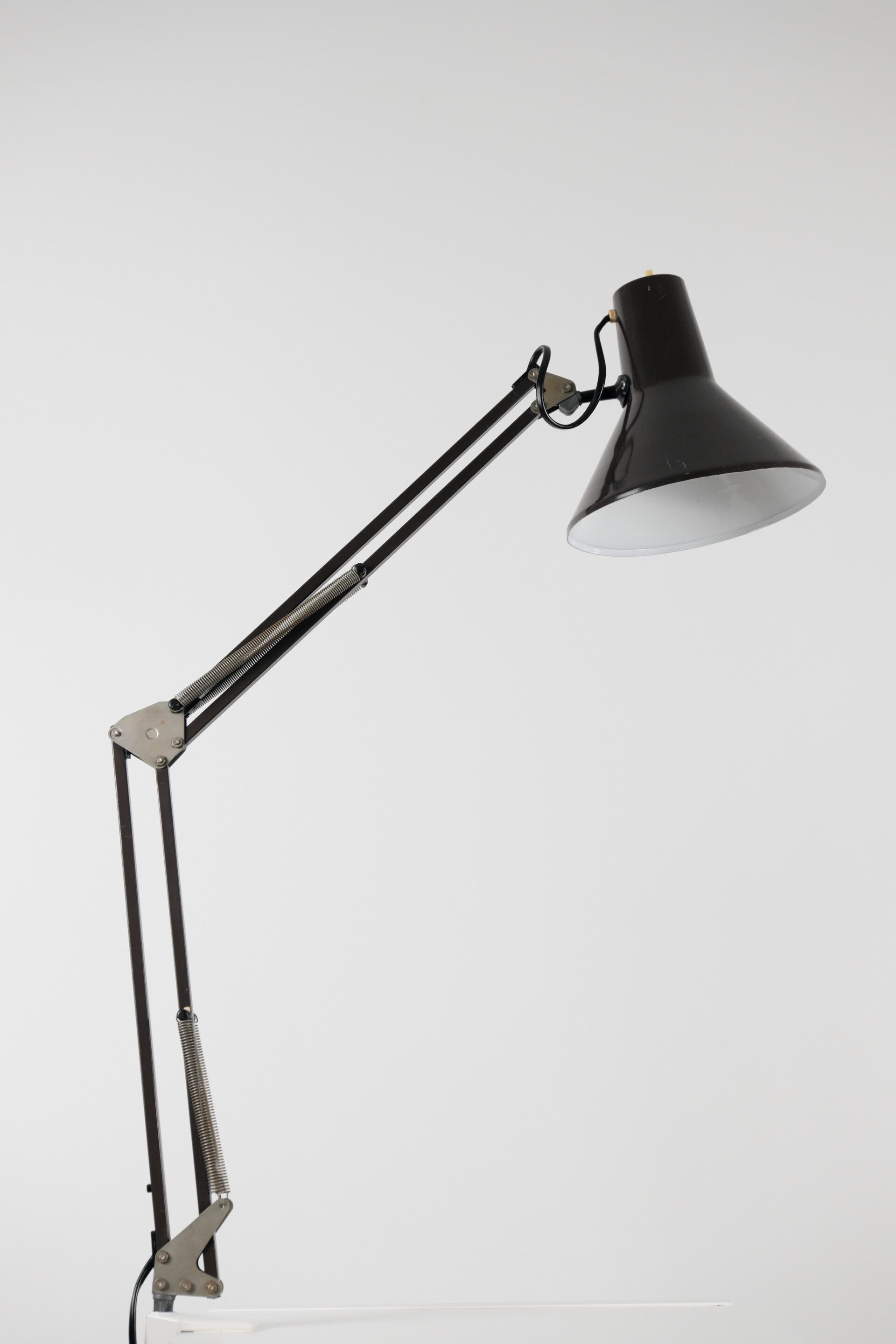 Architectenlamp bruin  jaren 70