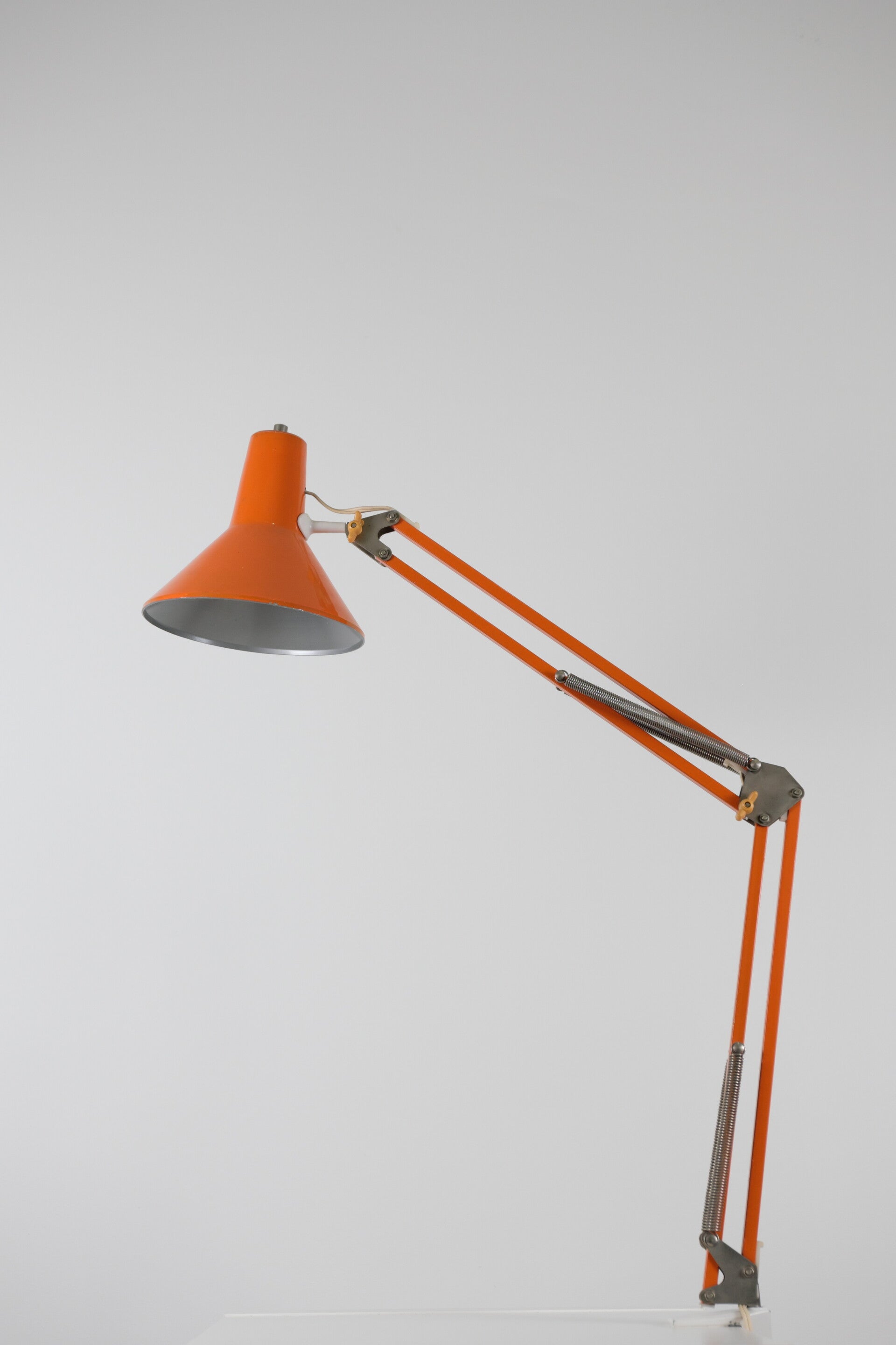 Architectenlamp oranje  jaren 70