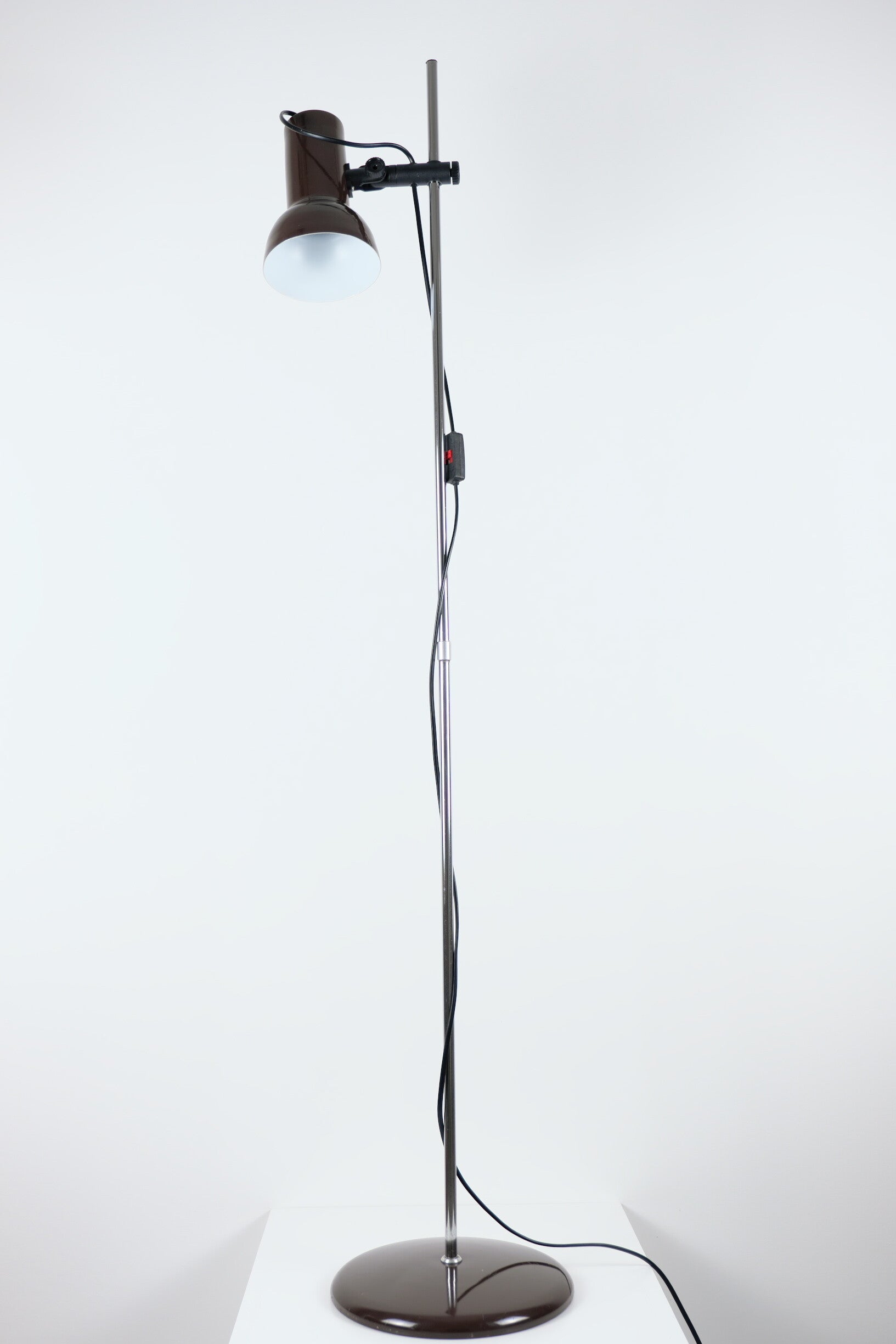 Leuchten vloerlamp bruin jaren 80