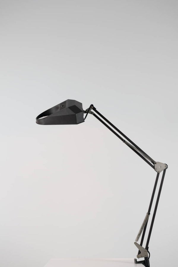 Massive loeplamp bruin jaren 80