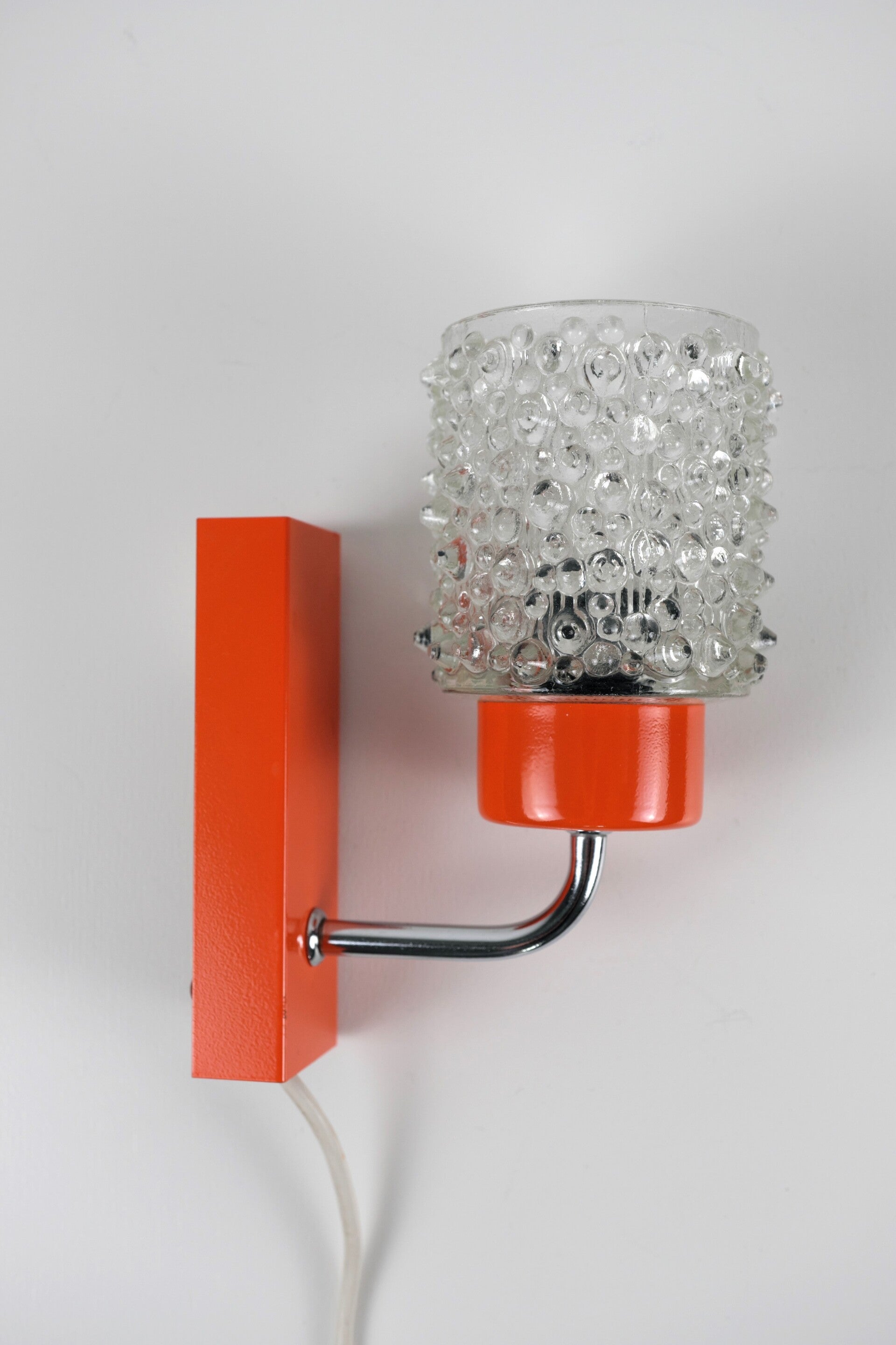 Vintage wandlampje oranje