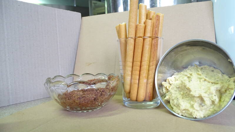 Humus en tapenade