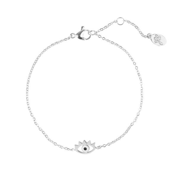 Eye bracelet silver