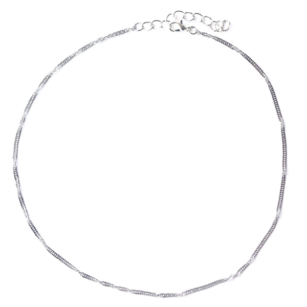 Twist & Shine Necklace Silver