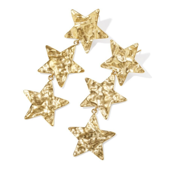 Shiny star earrings