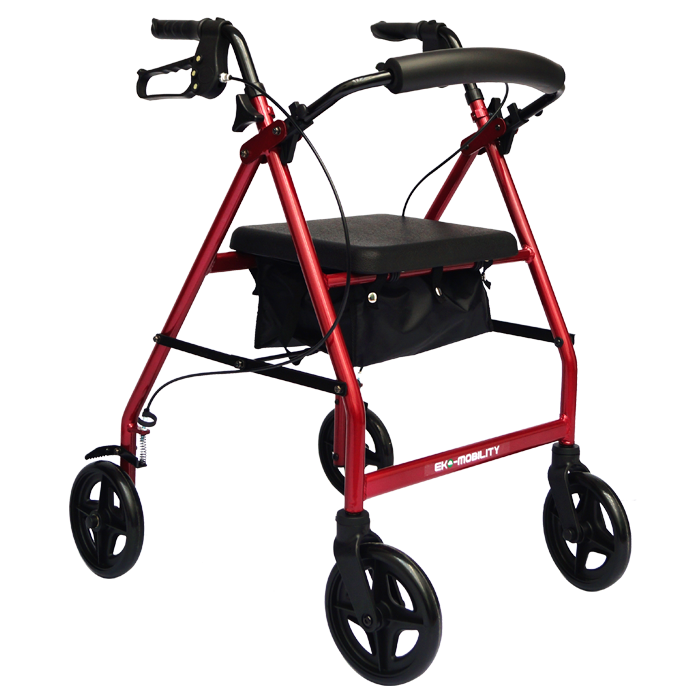 Andadera rollator con canastilla