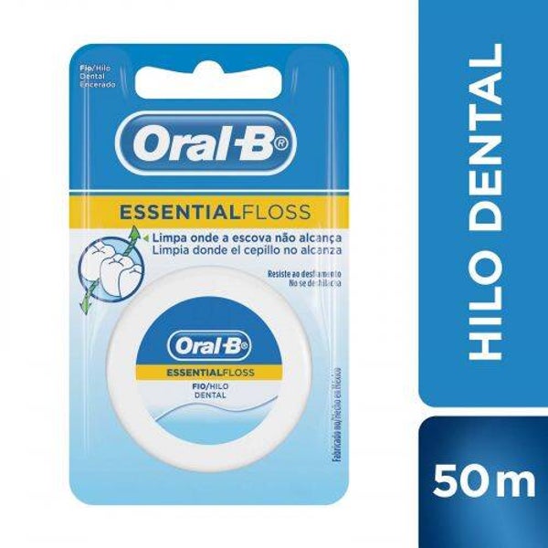 Hilo dental Essential Floos son cera Oral -B