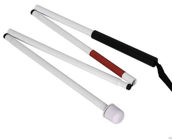 Bastón plegable de aluminio para invidente