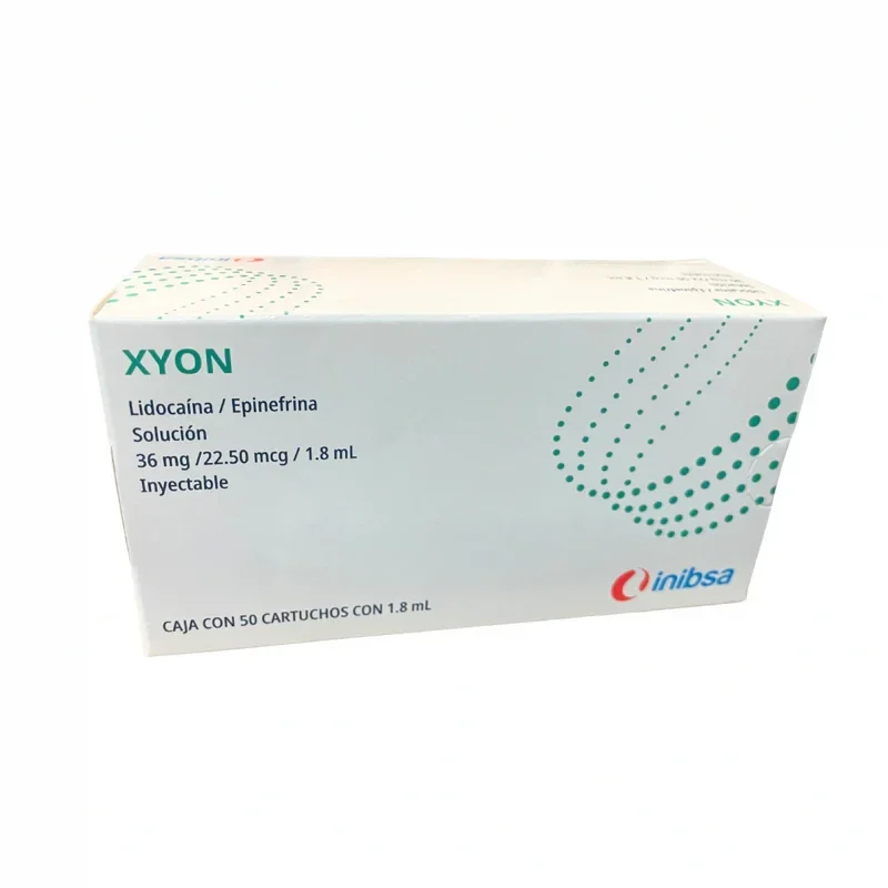 Anestesia Lidocaina/Epinefrina Xyon