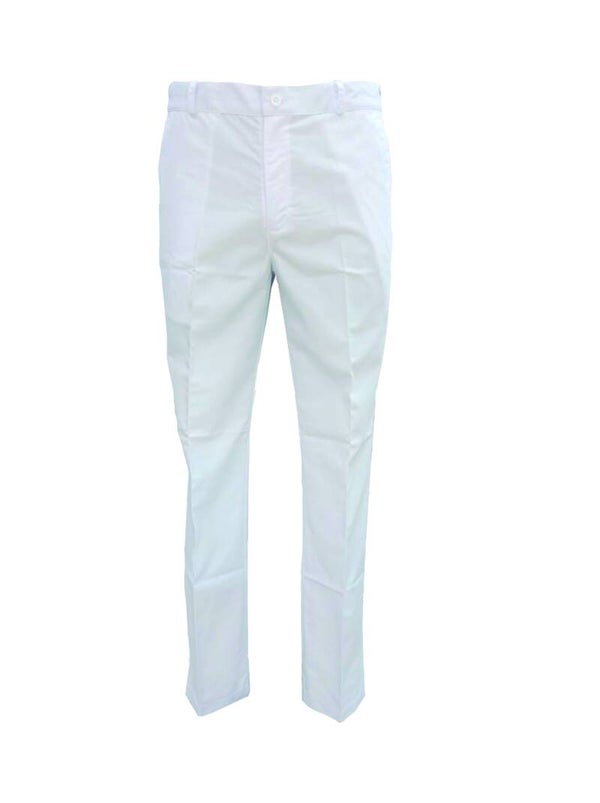 Pantalón blanco para caballero modelo 3074, MediKlüm