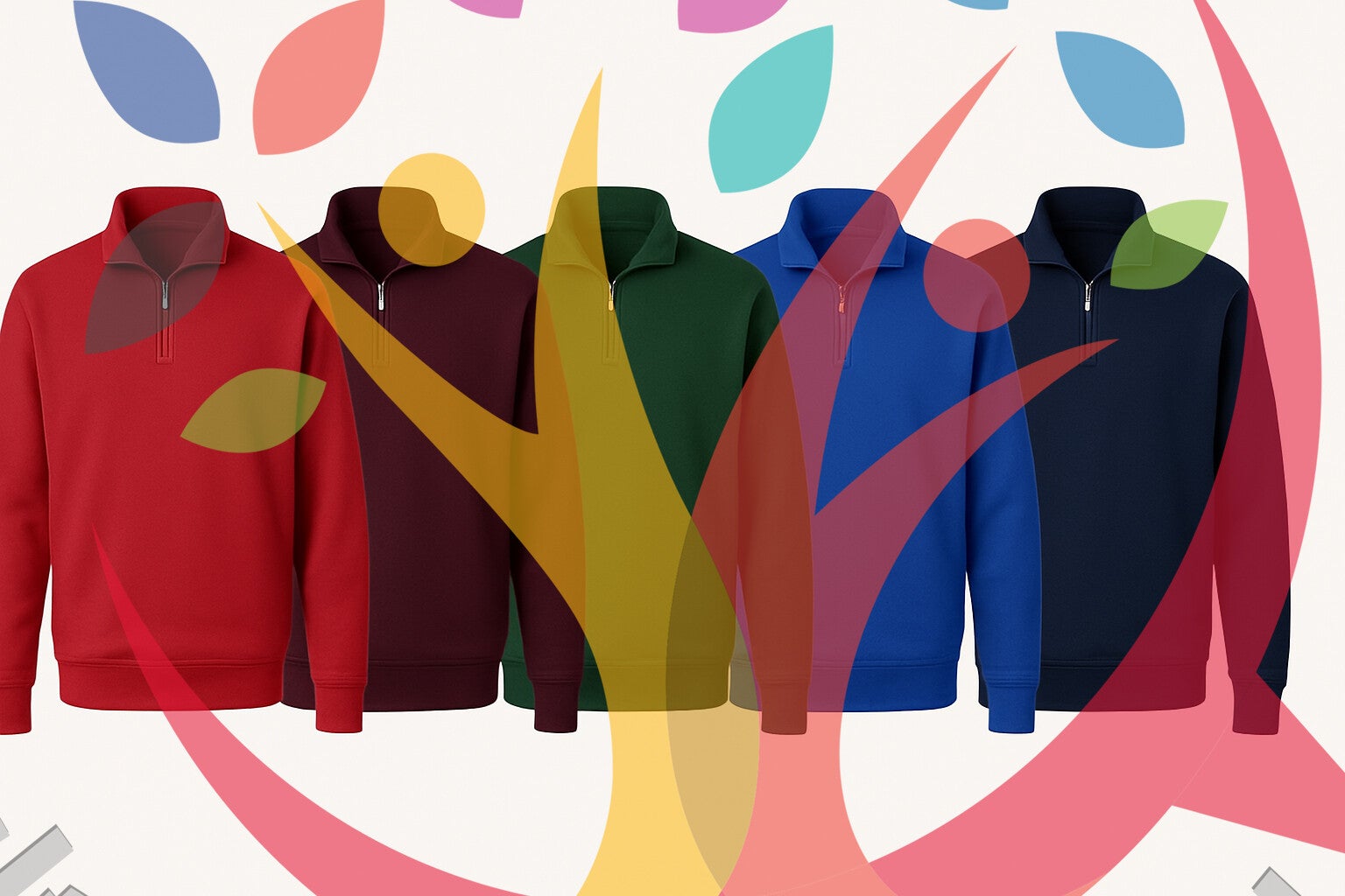 Embroidered Men's - 1/4-Zip Sweatshirt