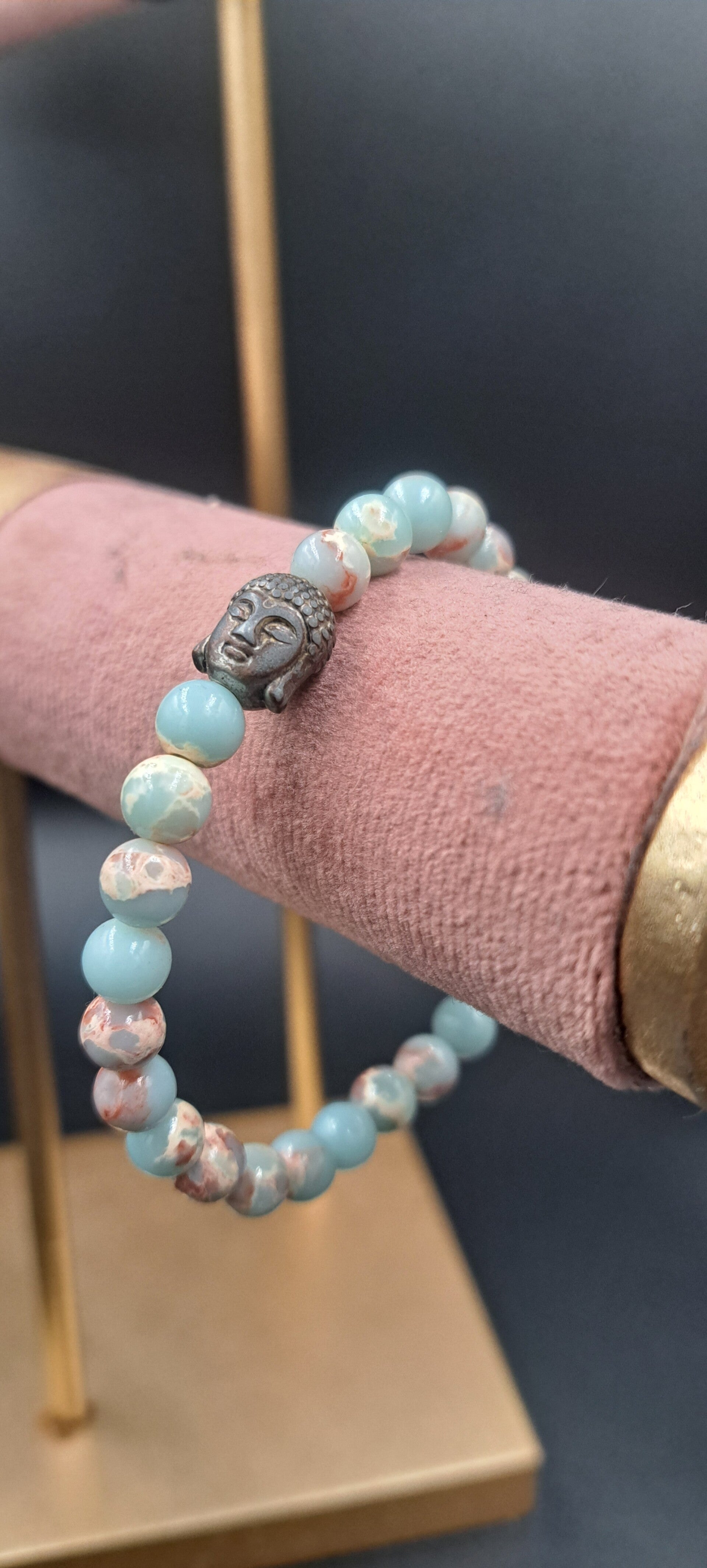 Buddha bracelet met Keizer Jaspis