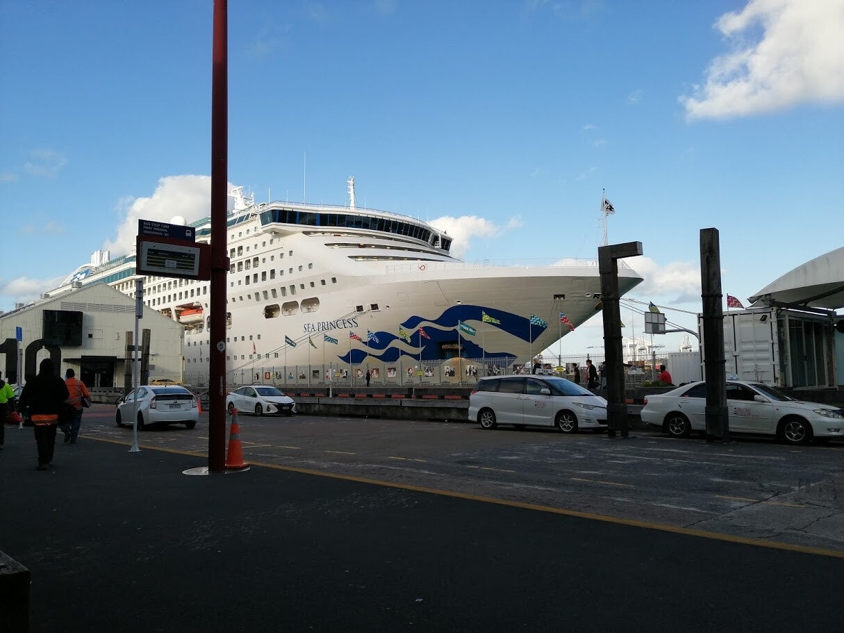 Am Hafen von Auckland