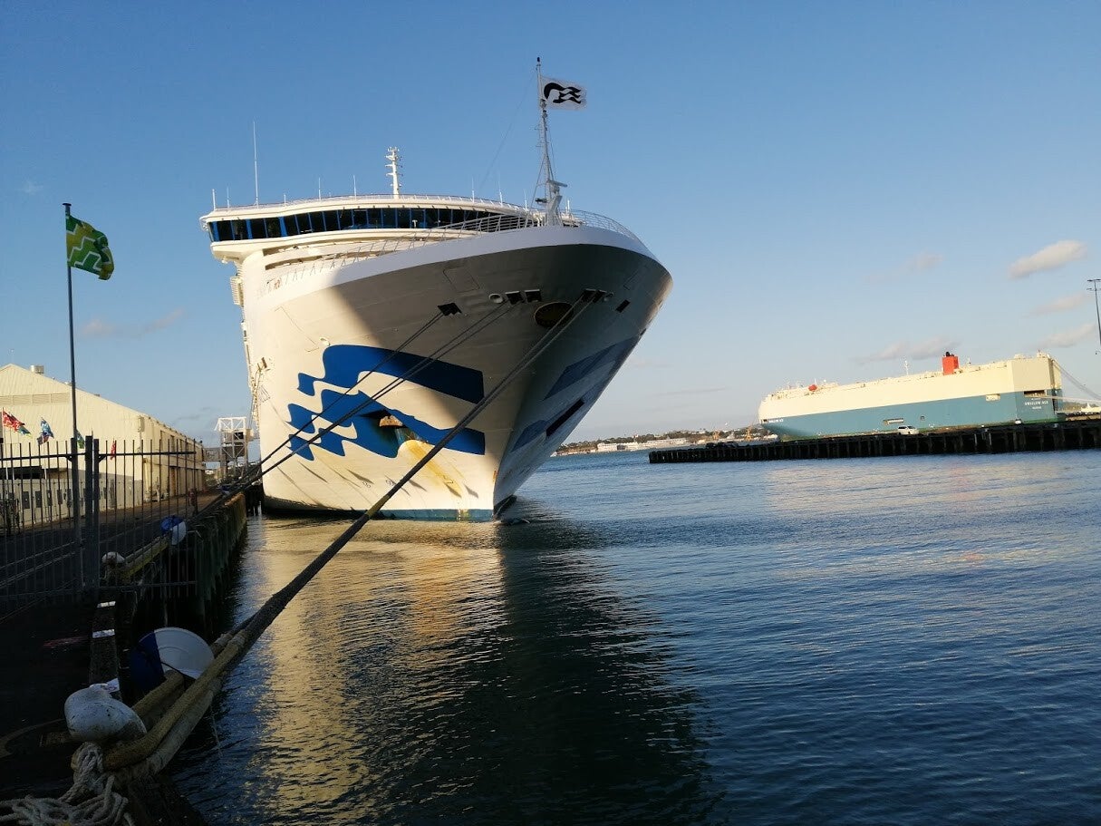 Am Hafen von Auckland
