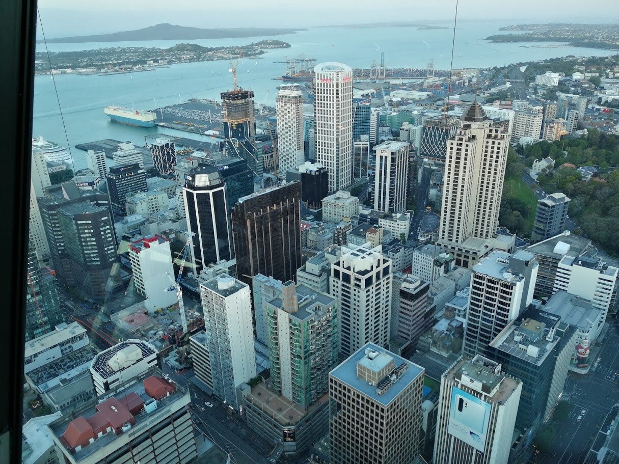 Sicht vom Skytower Auckland